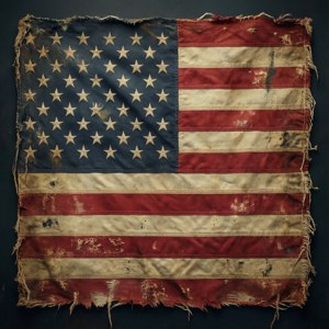 Vintage Distressed Flag