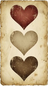 Vintage Distressed Hearts