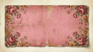 Vintage Distressed Pink Banner
