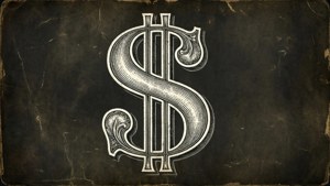 Vintage Dollar Sign Serif