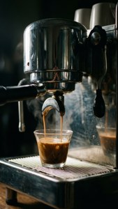 Vintage Espresso Pour