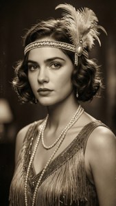 Vintage Flapper Glam