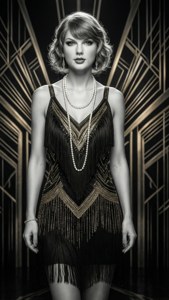 Vintage Flapper Glam