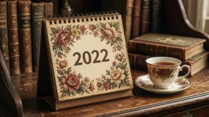 Vintage Floral 2022 Calendar