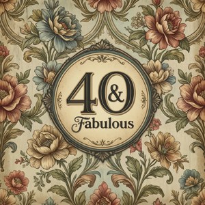 Vintage Floral 40th