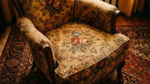 Vintage Floral Armchair Top