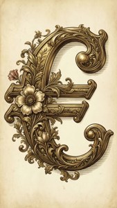 Vintage Floral Euro