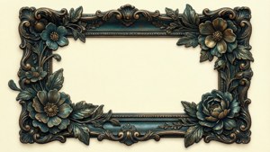 Vintage Floral Frame