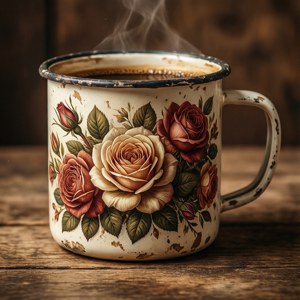 Vintage Floral Mug