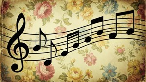 Vintage Floral Notes