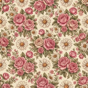 Vintage Floral Pink