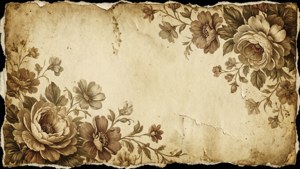 Vintage Floral Ripped