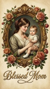 Vintage Frame Blessing