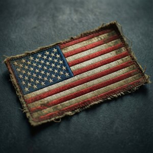 Vintage Frayed Patch