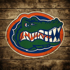 Vintage Gators Wood