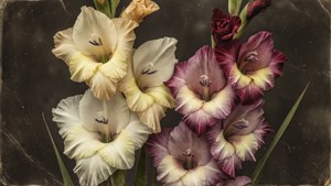 Vintage Gladiolus Memory