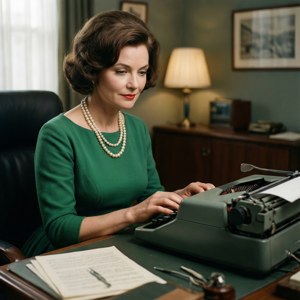 Vintage Glam Secretary
