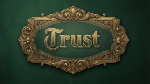 Vintage Gold Trust Badges
