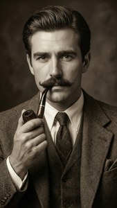 Vintage Handsome Gentleman
