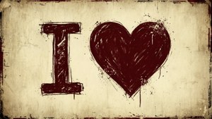 Vintage Heart Grunge