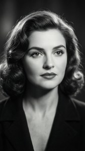Vintage Hollywood Portrait