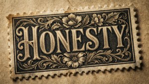 Vintage Honesty Stamp