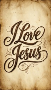 Vintage I Love Jesus