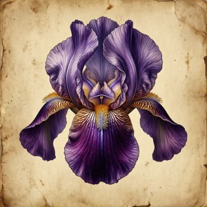 Vintage Iris