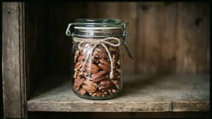 Vintage Jar of Pecans