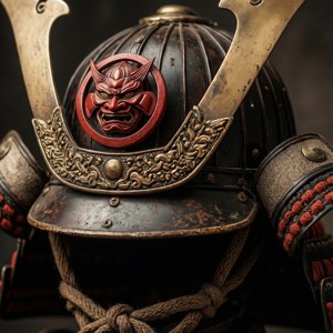 Vintage Kabuto Close-up