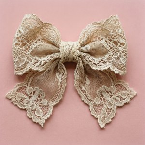 Vintage Lace Doily Bow