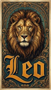 Vintage Leo Poster