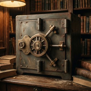 Vintage Library Safe