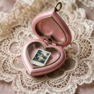 Vintage Locket Heart