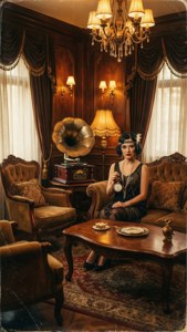 Vintage Lounge Portrait