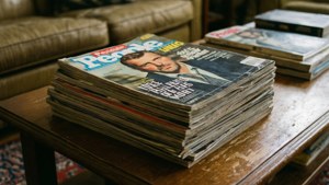 Vintage Magazine Stack