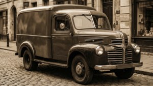 Vintage Mail Truck
