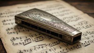 Vintage Metal Kazoo with Music