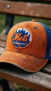 Vintage Mets Cap Close-Up
