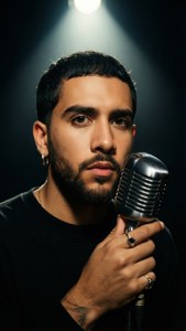 Vintage Microphone Spotlight