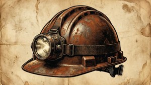 Vintage Mining Hard Hat