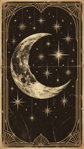 Vintage Moon Poster