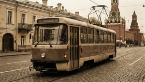 Vintage Moscow Tram
