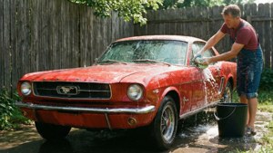 Vintage Mustang Hand Wash