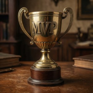 Vintage MVP Trophy