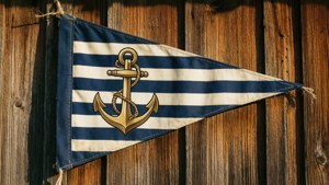 Vintage Nautical Pennant