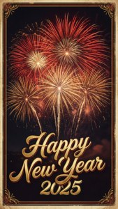 Vintage New Year Poster
