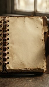 Vintage Notebook Sepia