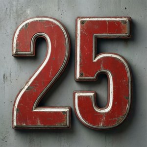 Vintage Number 25