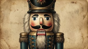 Vintage Nutcracker Print